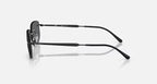 RAY-BAN RB3768 Black & Dark Grey Polarized Irregular Sunglasses For Unisex M