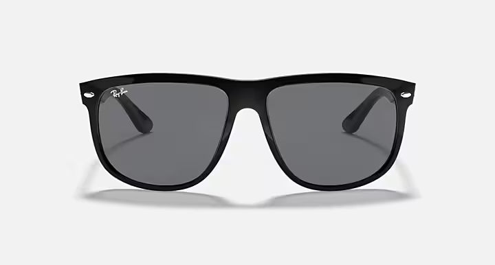 RAY-BAN BOYFRIEND Black & Grey Square Sunglasses For Men S