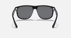 RAY-BAN BOYFRIEND Black & Grey Square Sunglasses For Men S