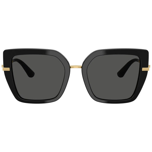 D&G DG4474 Black & Dark Grey Butterfly Sunglasses -Size 53