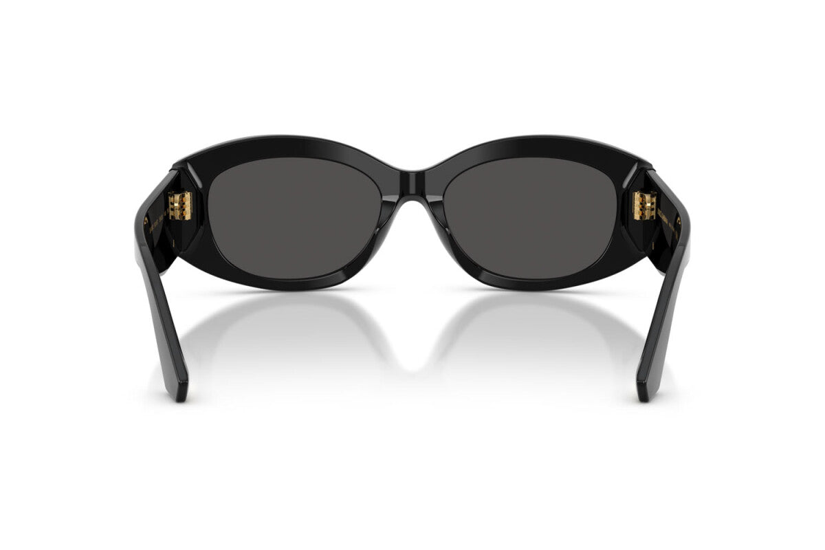 D&G DG4502 Black & Dark Grey Oval Sunglasses -Size 55