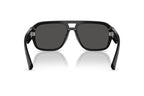 DOLCE & GABBANA DG4506 Black & Dark Grey Pilot Sunglasses For Men XXL