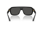 DOLCE & GABBANA DG4507 نظارة شمسية للرجال طراز Pilot باللونين الأسود والرمادي الداكن L