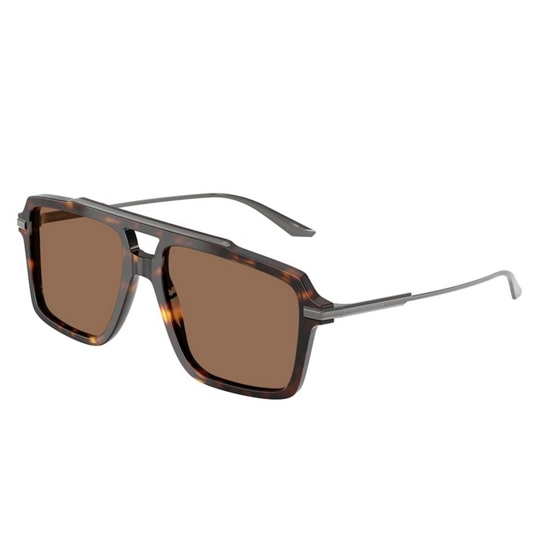 DOLCE & GABBANA DG4477 Havana & Dark Brown Pilot Sunglasses For Men XXL