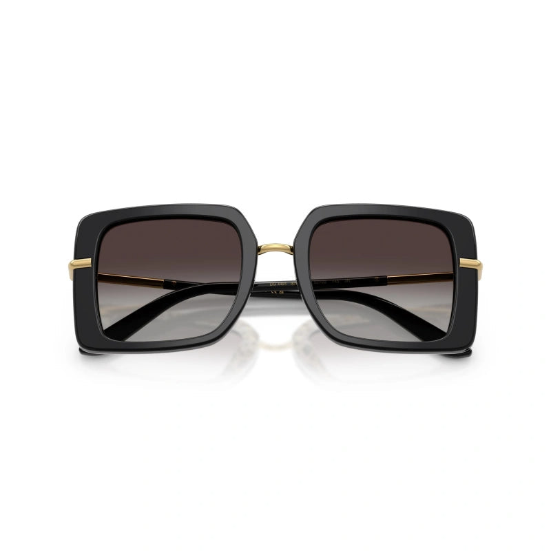 D&G DG4491 Black / Grey Square Sunglasses-Size 52