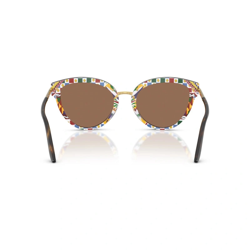 D&G DG4492 321713 نظارة شمسية هافانا/بني فراشة مقاس 55