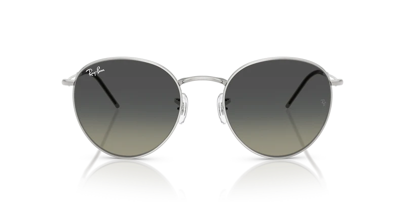 نظارة شمسية RAY-BAN ROUND REVERSE فضية فانتوس للجنسين مقاس L