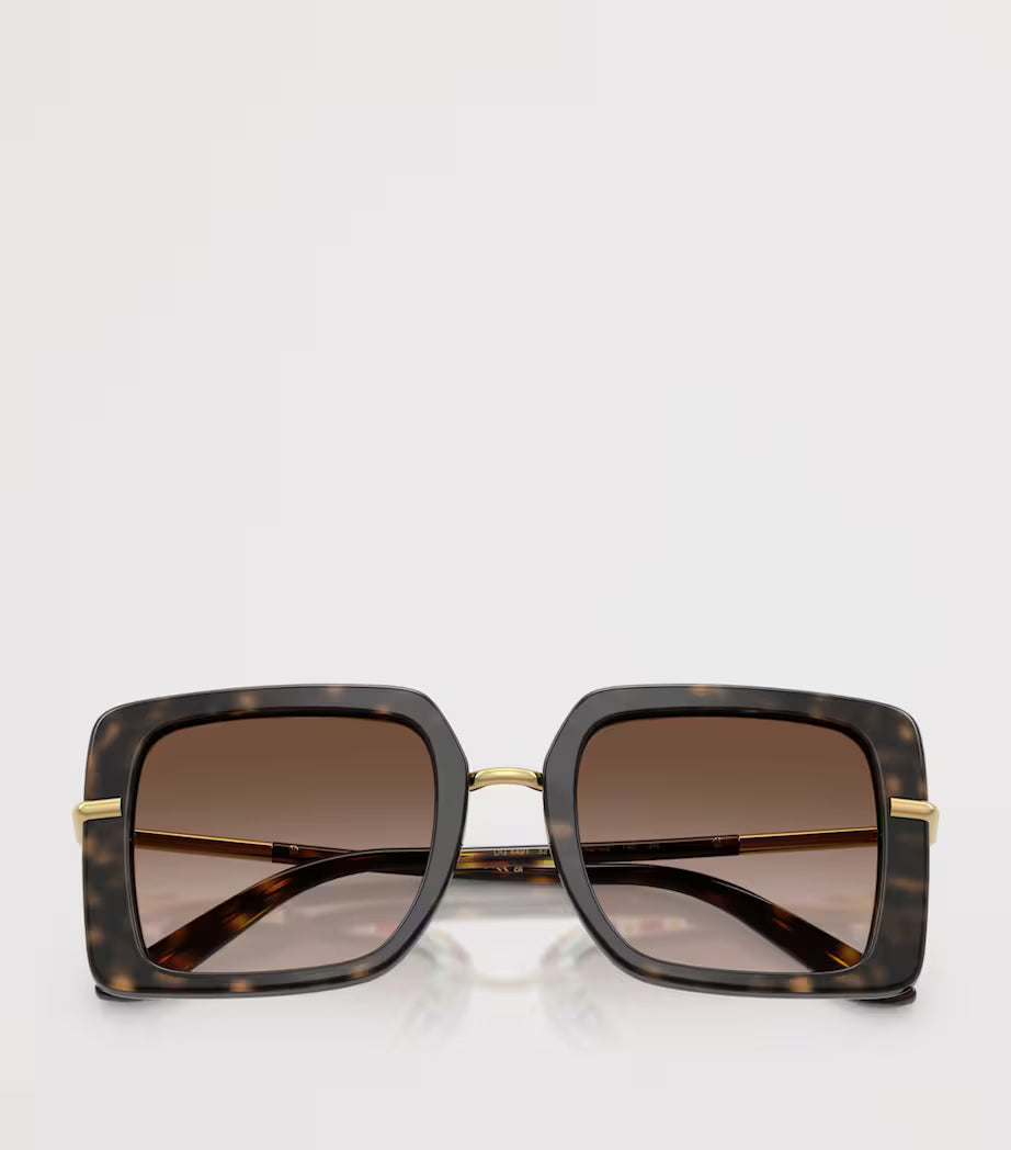 D&G DG4492 Black & Dark Grey Butterfly Sunglasses -Size 58