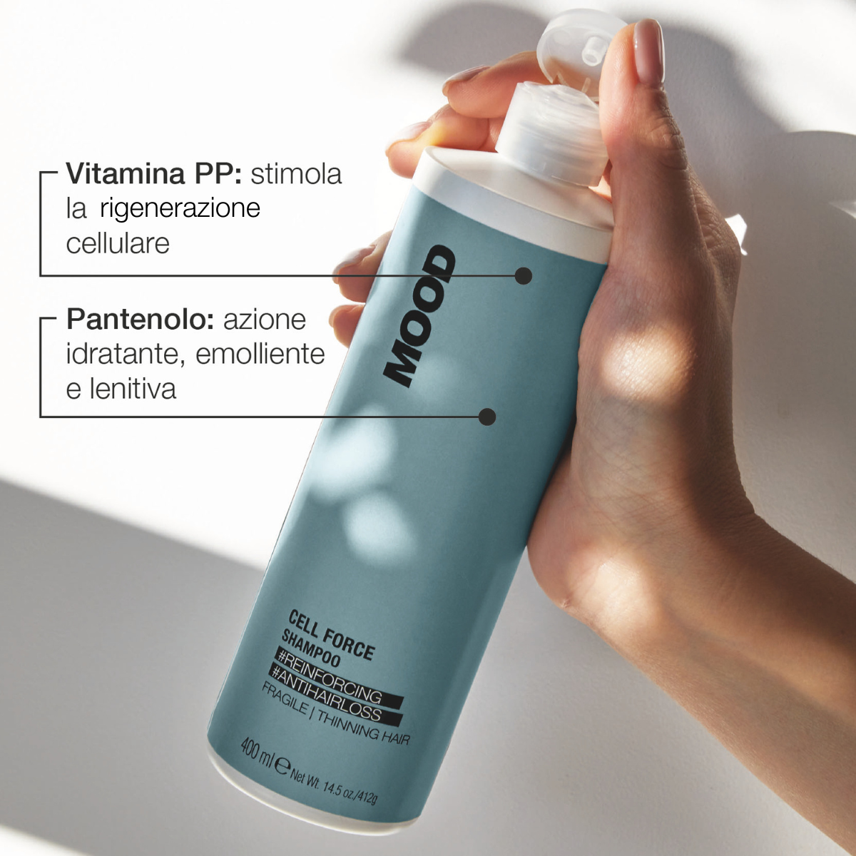 MOOD CELL FORCE SHAMPOO 400ML