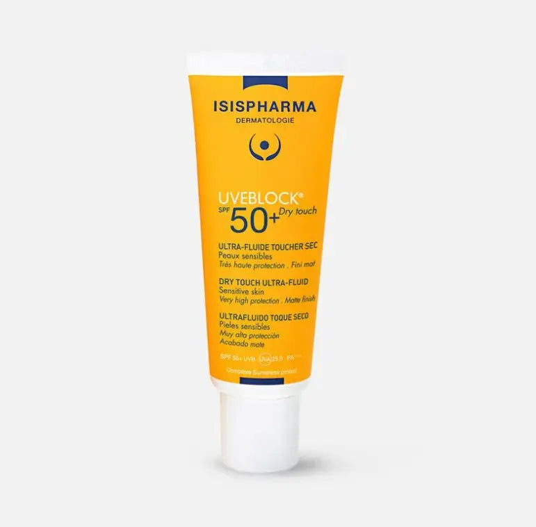 ايزيس فارما يوفي بلوك واقي شمسي سائل بعامل حماية SPF50+ وملمس جاف 40 مل