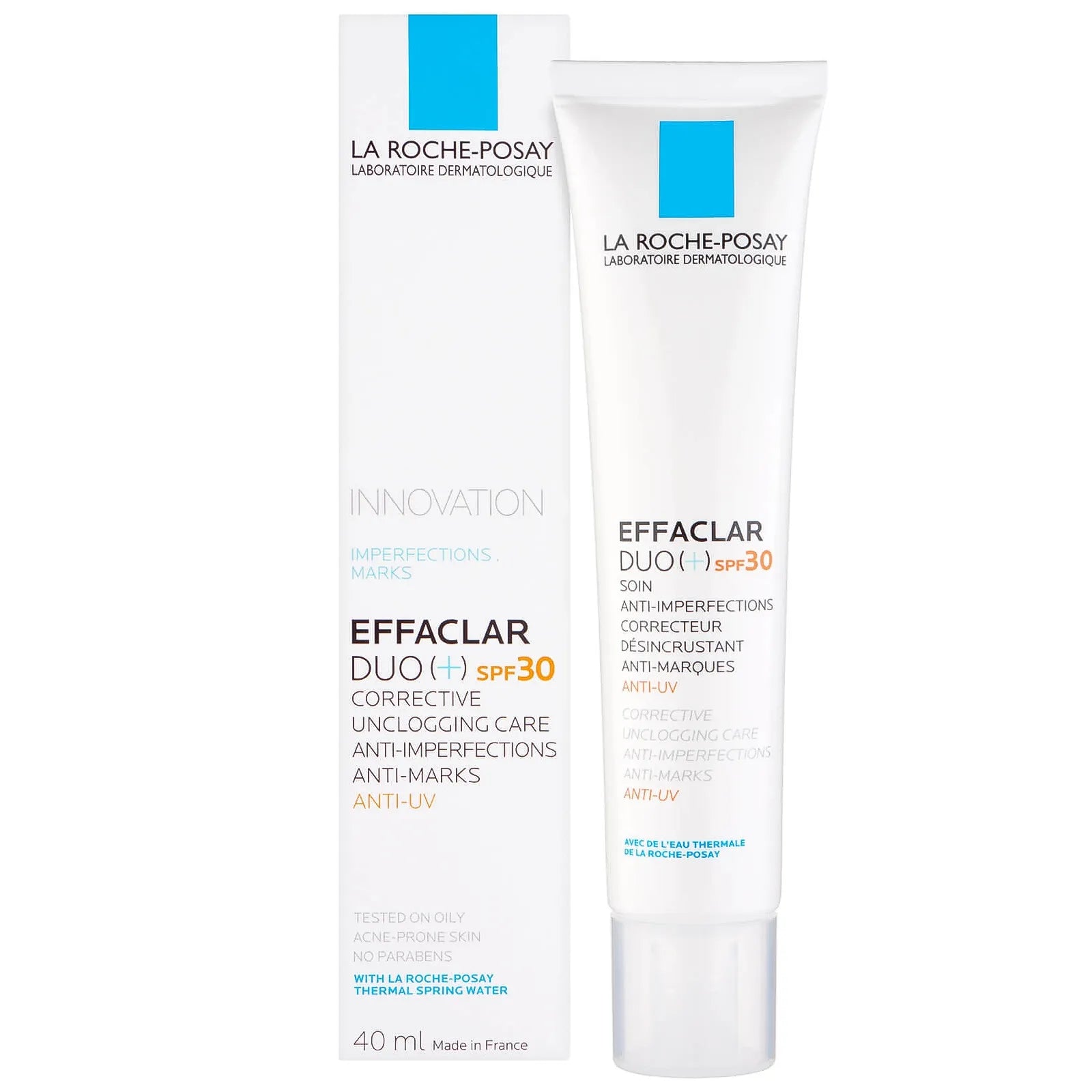 La Roche-Posay Effaclar Duo+ SPF30 - Acne Treatment & Sun Protection