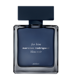 Narciso Rodriguez bleu noir parfum bottle on a white background