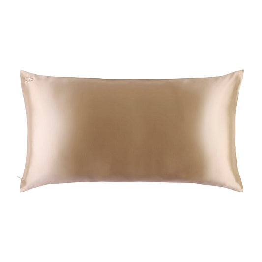 KING ZIPPERED PILLOWCASE - CARAMEL