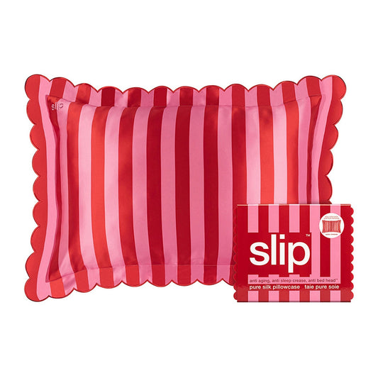 QUEEN PILLOWCASE SCALLOPED EDGED - SUNSHADE