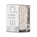 PURE SILK SKINNY SCRUNCHIES - SET OF 4