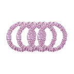 PURE SILK SKINNY SCRUNCHIES - SET OF 4