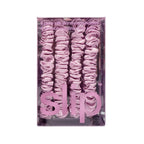 PURE SILK SKINNY SCRUNCHIES - SET OF 4