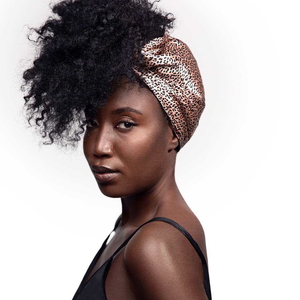 WILD LEOPARD HAIR WRAP